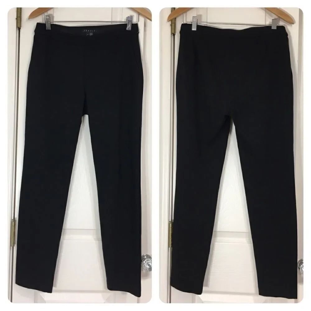Theory Thaniel Ponte Knit Pant Black 8